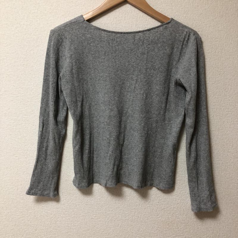 ミスティック mystic カットソー 長袖 FREE 無地 灰 / グレー / レディース USED 古着 中古 10009786
