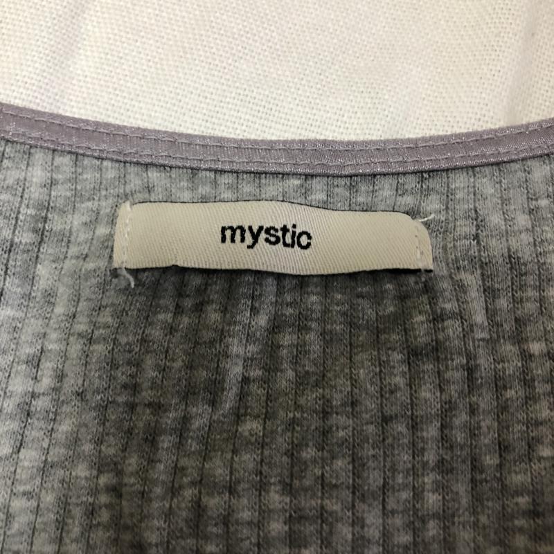 ミスティック mystic カットソー 長袖 FREE 無地 灰 / グレー / レディース USED 古着 中古 10009786