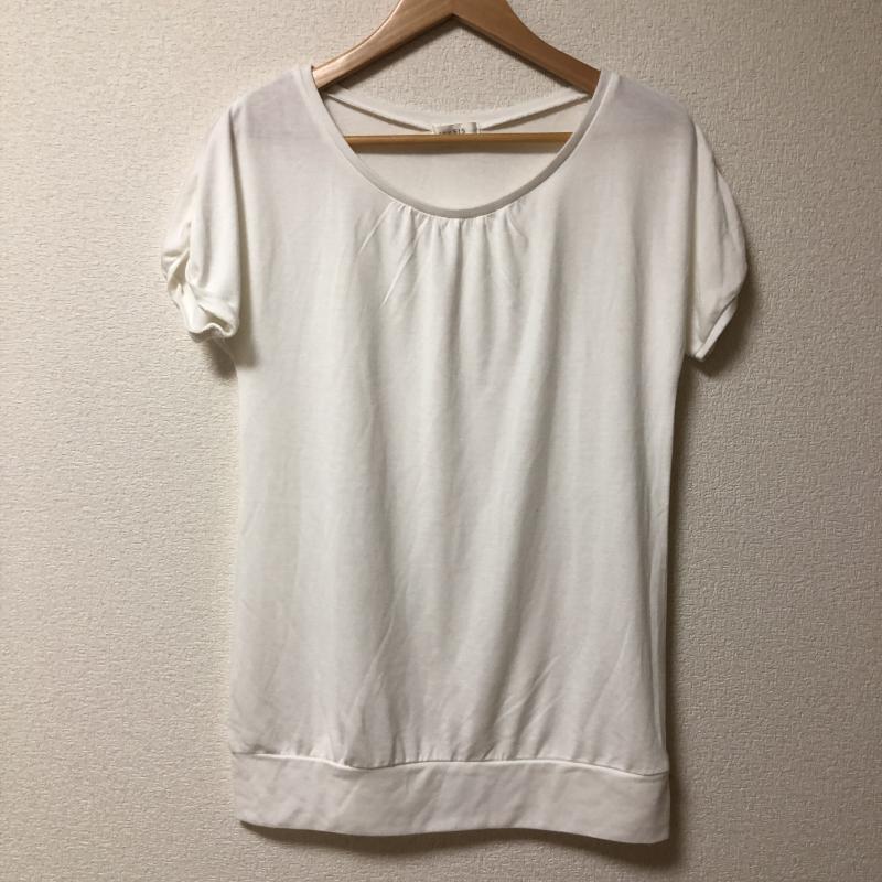 エニィスィス any SiS カットソー 半袖 2 無地 白 / ホワイト / レディース USED 古着 中古 10009811