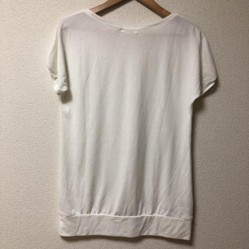 エニィスィス any SiS カットソー 半袖 2 無地 白 / ホワイト / レディース USED 古着 中古 10009811