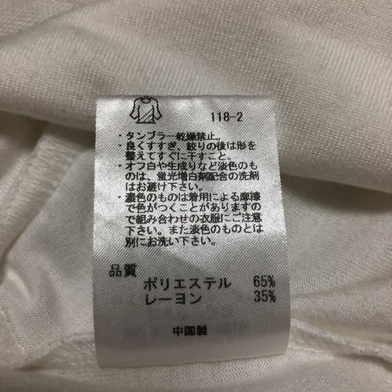 エニィスィス any SiS カットソー 半袖 2 無地 白 / ホワイト / レディース USED 古着 中古 10009811