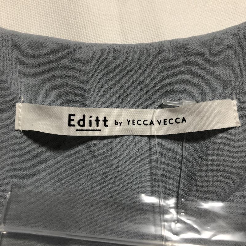 エディットバイイエッカベッカ Editt by YECCA VECCA ワンピース ロングスカート 布ベルト付きワンピース FREE 無地 青 / ブルー / レディース USED 古着 中古 10009814