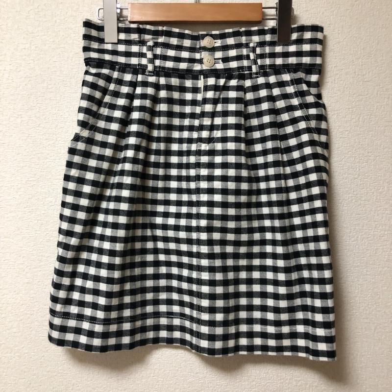 ダブルクローゼット w closet スカート ミニスカート FREE チェック 白 / ホワイト / X 黒 / ブラック / レディース USED 古着 中古 10009817
