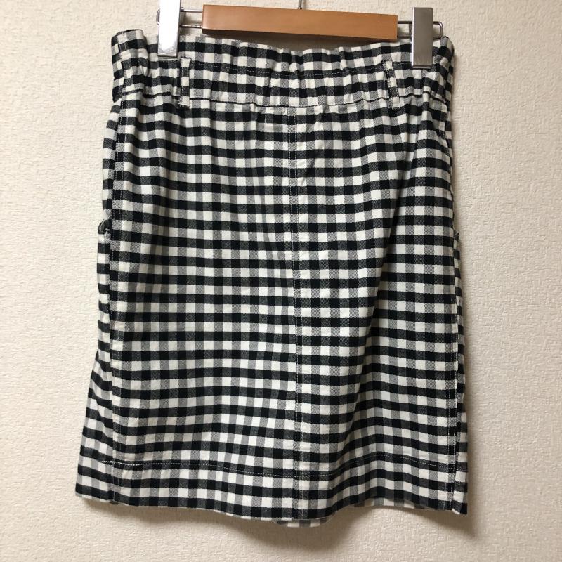 ダブルクローゼット w closet スカート ミニスカート FREE チェック 白 / ホワイト / X 黒 / ブラック / レディース USED 古着 中古 10009817