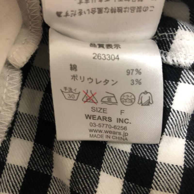 ダブルクローゼット w closet スカート ミニスカート FREE チェック 白 / ホワイト / X 黒 / ブラック / レディース USED 古着 中古 10009817