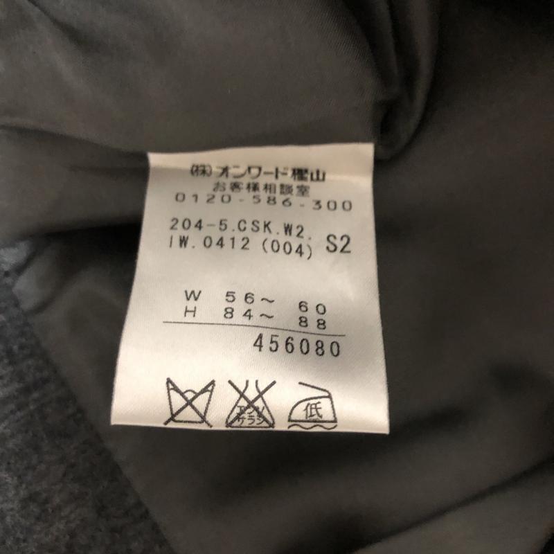 クミキョク KUMIKYOKU スカート ミニスカート 2 無地 X 灰 / グレー / X マルチカラー / マルチカラー / レディース USED 古着 中古 10009822