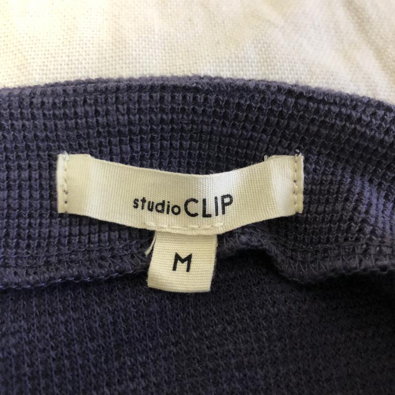 スタディオクリップ studio CLIP カットソー 長袖 M 無地 紫 / パープル / レディース USED 古着 中古 10009848