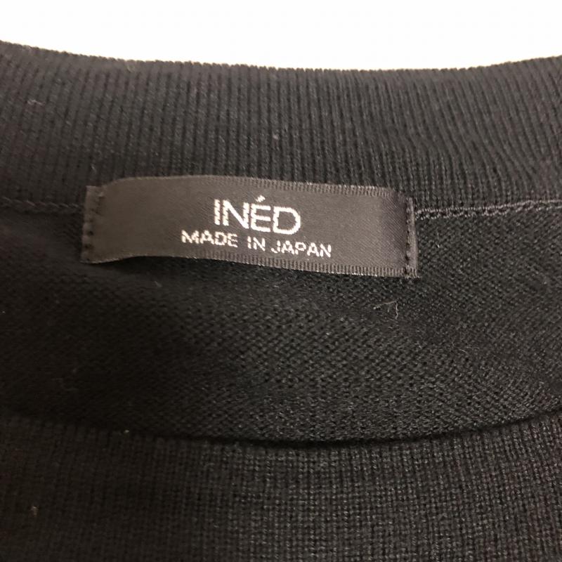 イネド INED ワンピース ミニスカート 無地 黒 / ブラック / X 白 / ホワイト / レディース USED 古着 中古 10009871