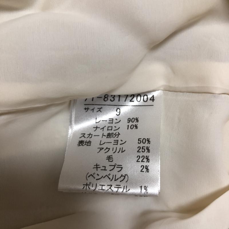イネド INED ワンピース ミニスカート 無地 黒 / ブラック / X 白 / ホワイト / レディース USED 古着 中古 10009871