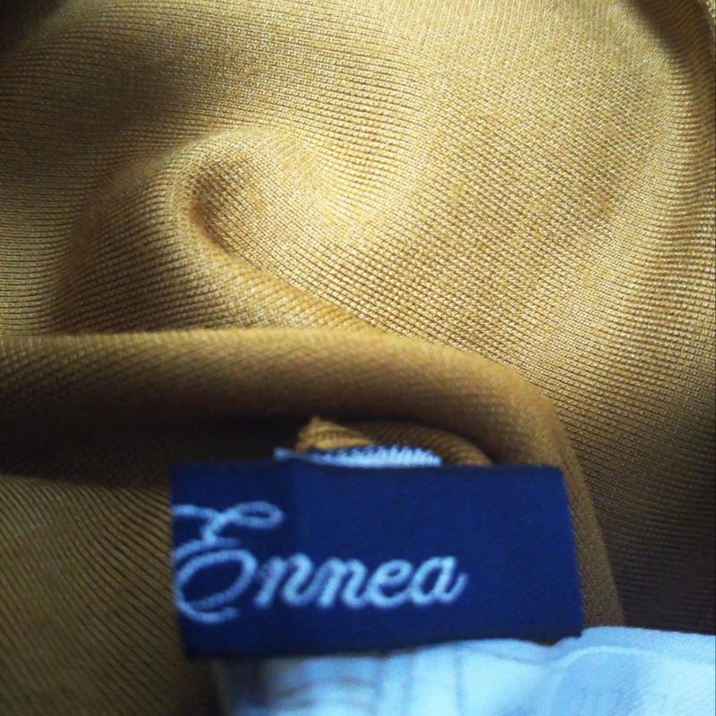 エンネア Ennea カットソー 長袖 36 無地 茶 / ブラウン / レディース USED 古着 中古 10009962