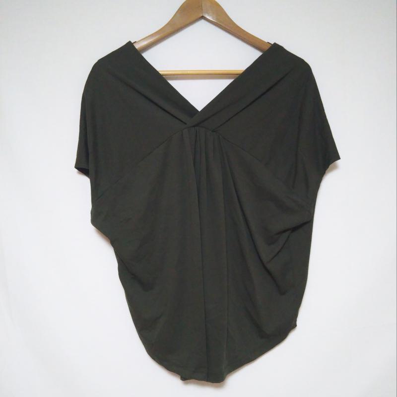 ロージー ROSIEE カットソー 半袖 38 無地 緑 / グリーン / レディース USED 古着 中古 10009974