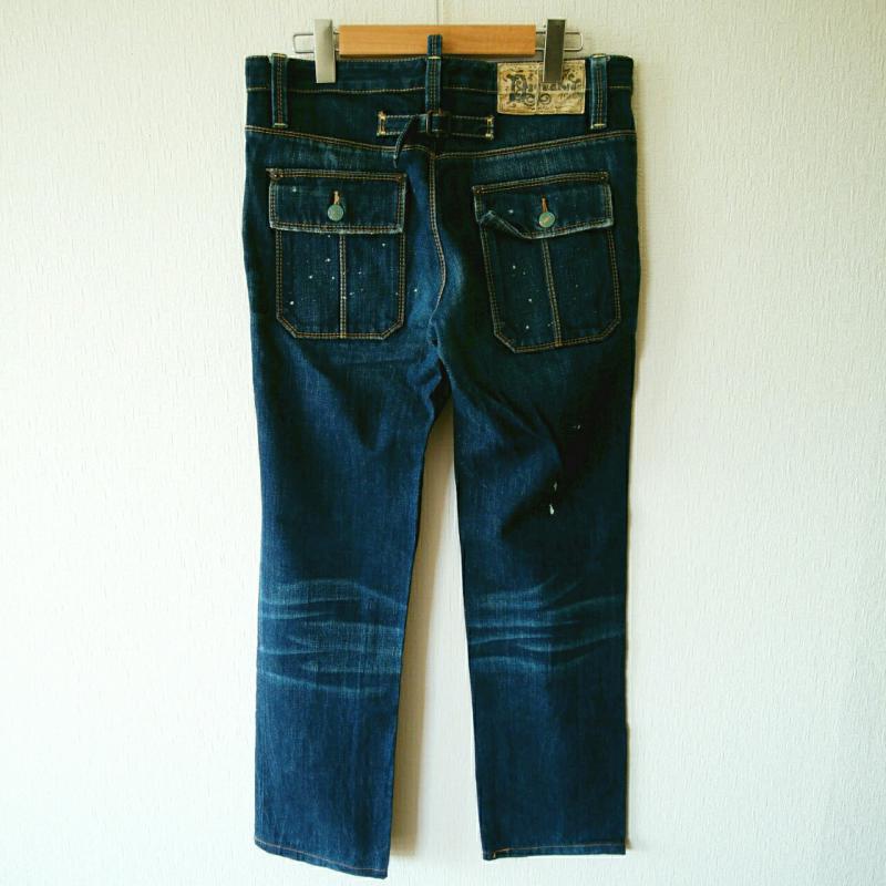 ディースクエアード DSQUARED2 パンツ デニム、ジーンズ 44 無地 X インディゴ / インディゴ / メンズ USED 古着 中古 10010025