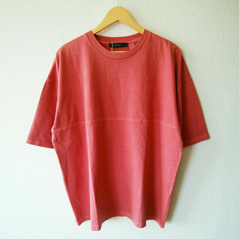 レイジブルー RAGEBLUE Tシャツ 半袖 L 無地 赤 / レッド /  メンズ USED 古着 中古 10010042