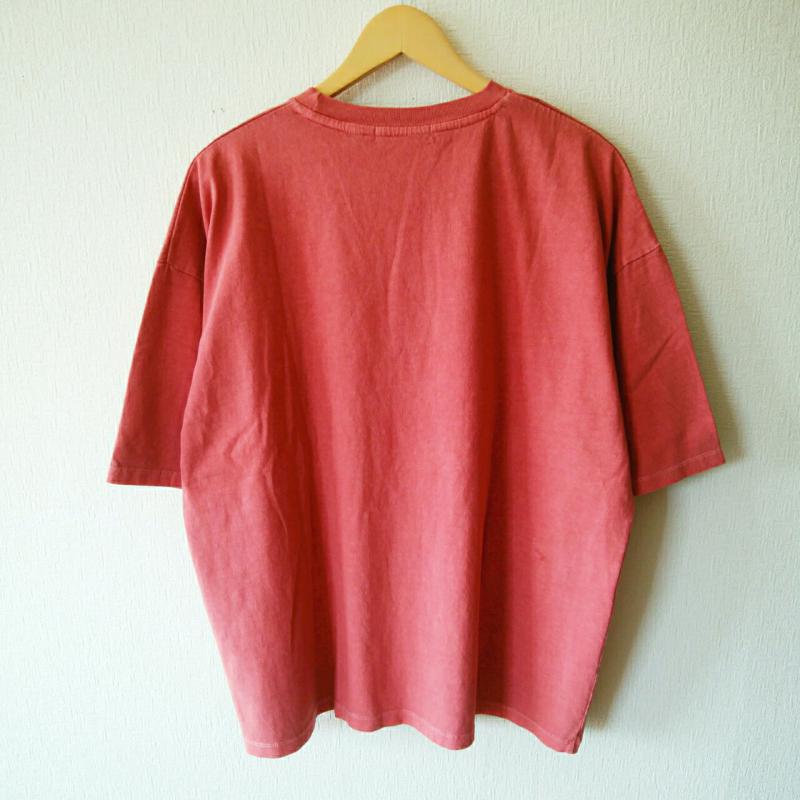 レイジブルー RAGEBLUE Tシャツ 半袖 L 無地 赤 / レッド /  メンズ USED 古着 中古 10010042