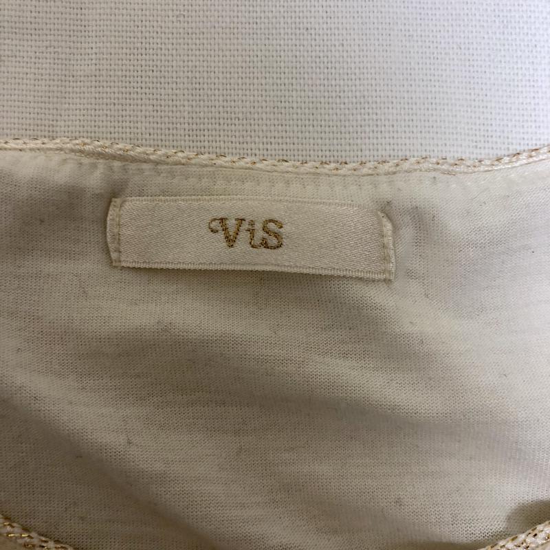 ビス ViS カットソー 半袖 M 白 / ホワイト / レディース USED 古着 中古 10010060