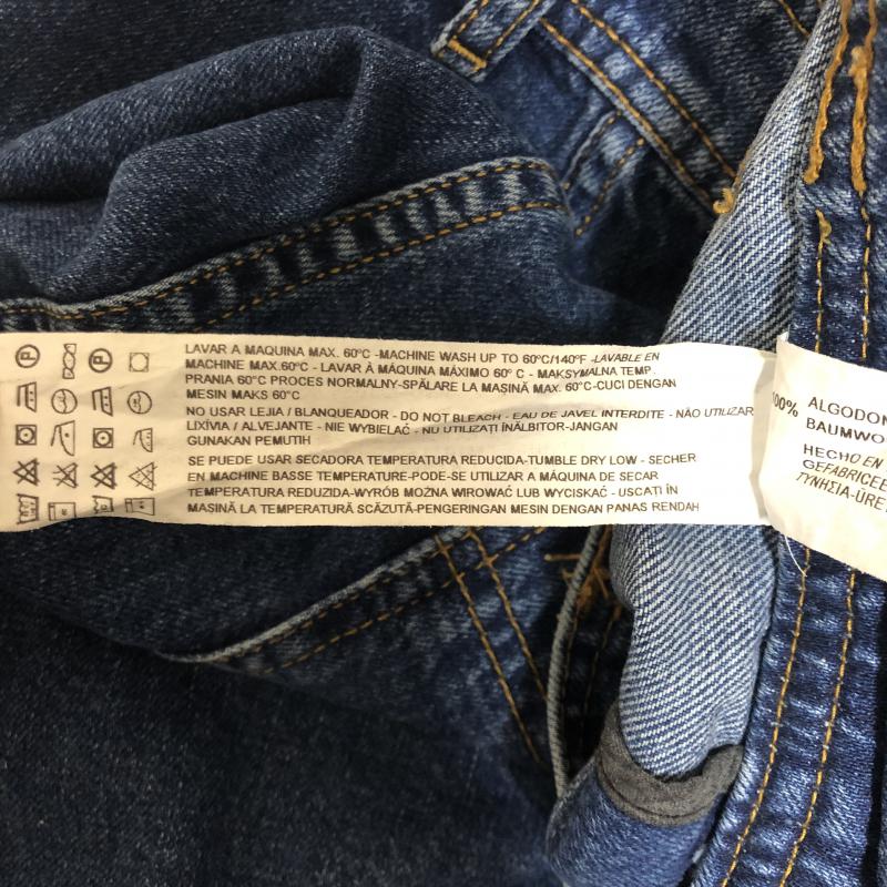 ザラウーマン ZARA WOMAN スカート ミニスカート L 無地 インディゴ / インディゴ / レディース USED 古着 中古 10010079