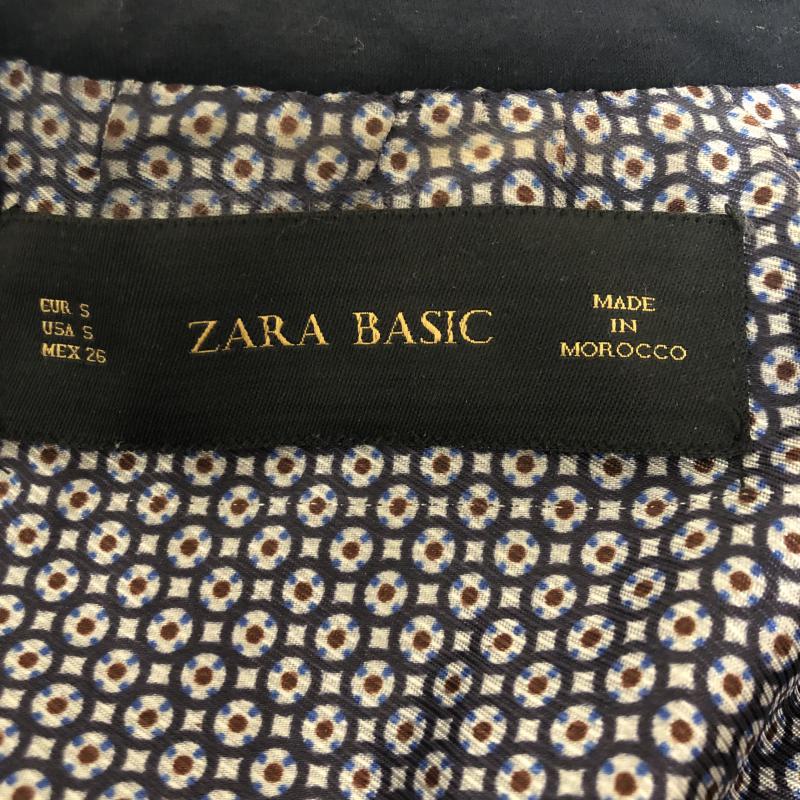 ザラベーシック ZARA BASIC ジャケット、上着 ジャケット、ブレザー S 無地 紺 / ネイビー / レディース USED 古着 中古 10010107