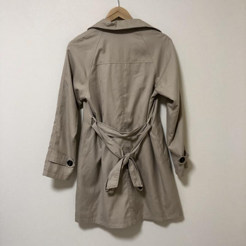 グリーフル Gleeful コート トレンチコート M 無地 ベージュ / ベージュ / レディース USED 古着 中古 10010108