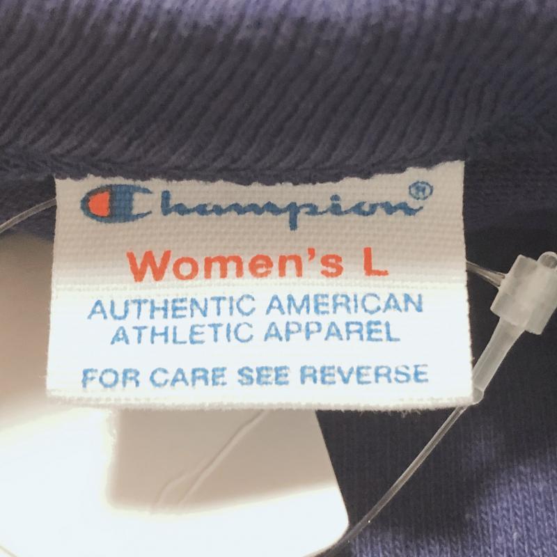 チャンピオン Champion カットソー 半袖 ノースリーブ L 無地 X X ワンポイント 緑 / グリーン / X 紺 / ネイビー / レディース USED 古着 中古 10010115