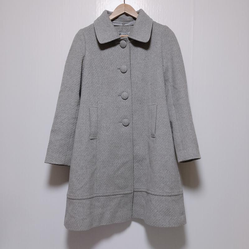 カールパークレーン KARLPARKLANE コート コート一般 2way(襟取外し可能) 無地 灰 / グレー / レディース USED 古着 中古 10010129