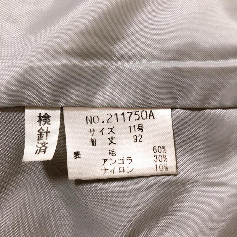 カールパークレーン KARLPARKLANE コート コート一般 2way(襟取外し可能) 無地 灰 / グレー / レディース USED 古着 中古 10010129