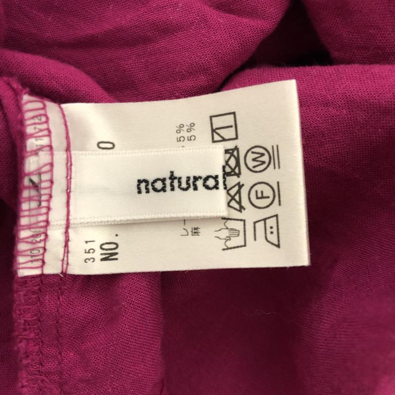 ナチュラルクチュール natural couture カットソー 半袖 FREE 無地 紫 / パープル / レディース USED 古着 中古 10010192