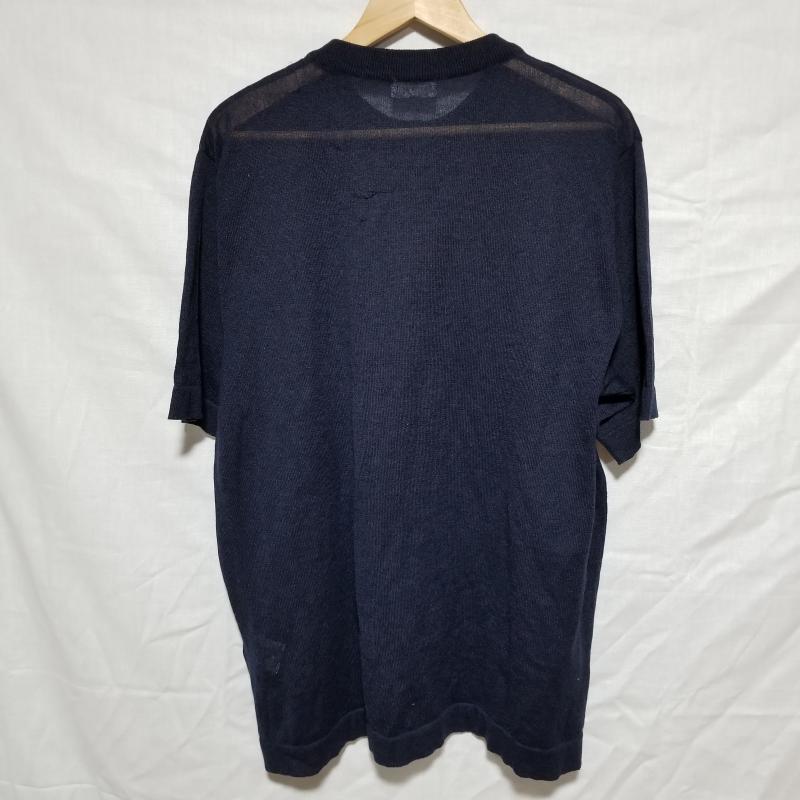ジュンレッド JUNRed カットソー 半袖 LL 無地 紺 / ネイビー / メンズ USED 古着 中古 10010217