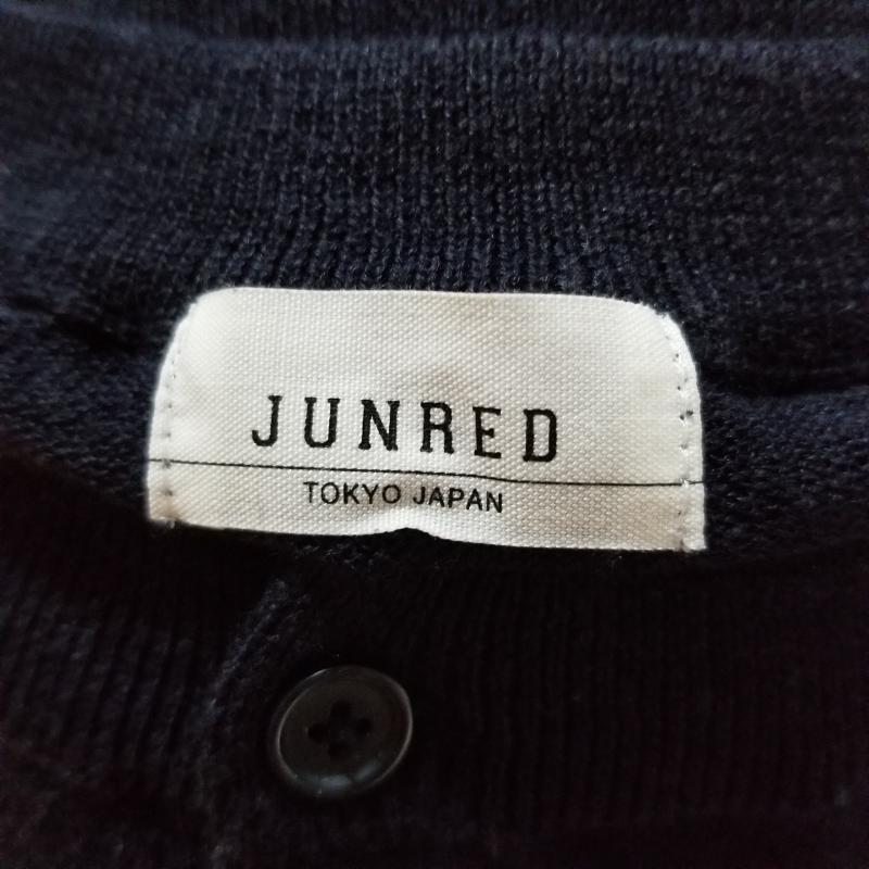 ジュンレッド JUNRed カットソー 半袖 LL 無地 紺 / ネイビー / メンズ USED 古着 中古 10010217