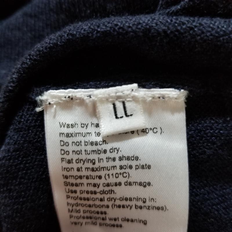 ジュンレッド JUNRed カットソー 半袖 LL 無地 紺 / ネイビー / メンズ USED 古着 中古 10010217