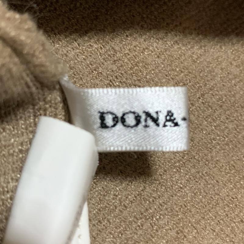 ドナマリー DONA MARIE ニット、セーター 長袖 ドルマンニット 38 無地 茶 / ブラウン / レディース USED 古着 中古 10010247