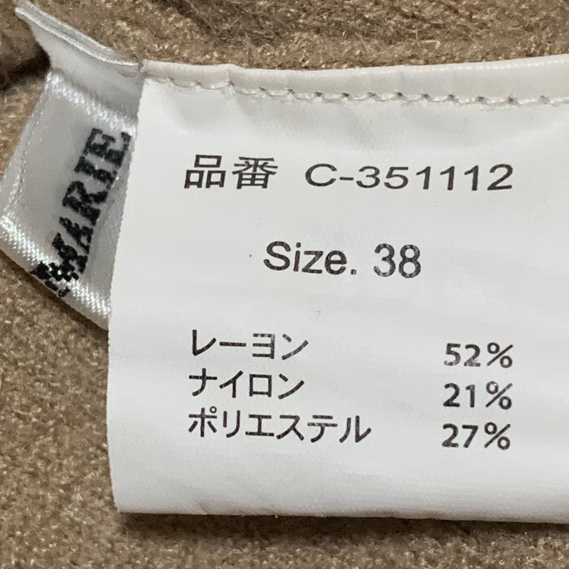 ドナマリー DONA MARIE ニット、セーター 長袖 ドルマンニット 38 無地 茶 / ブラウン / レディース USED 古着 中古 10010247