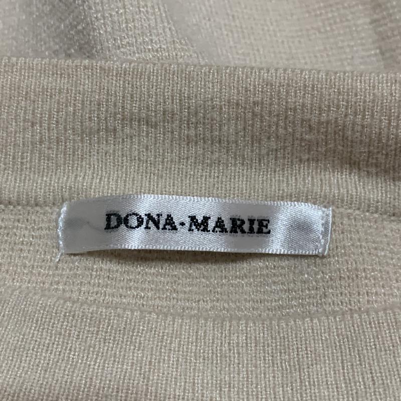 ドナマリー DONA MARIE ニット、セーター 長袖 38 無地 茶 / ブラウン / レディース USED 古着 中古 10010252