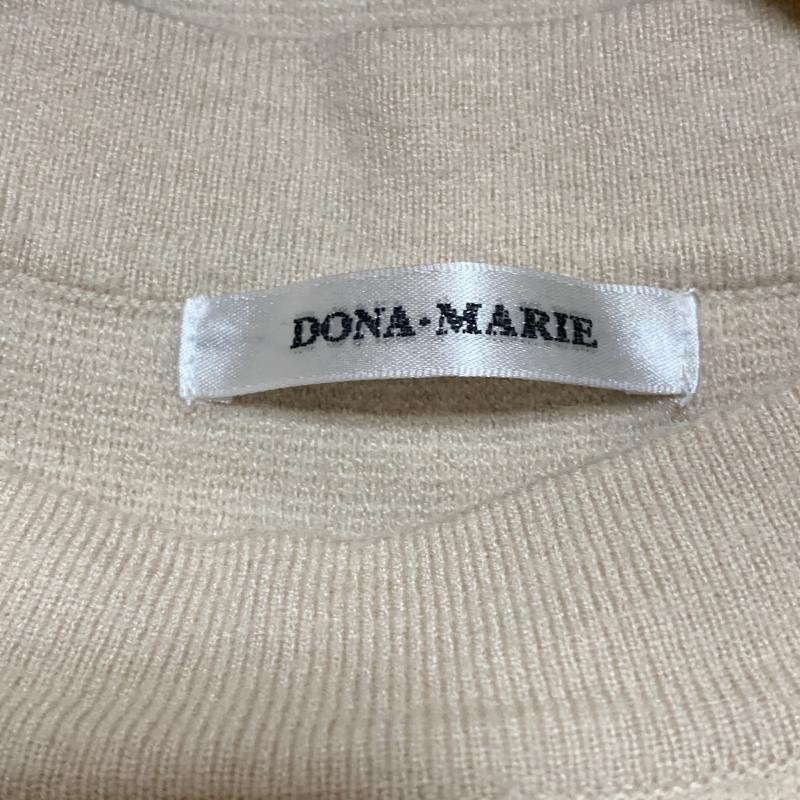ドナマリー DONA MARIE ニット、セーター 長袖 38 無地 茶 / ブラウン / レディース USED 古着 中古 10010256