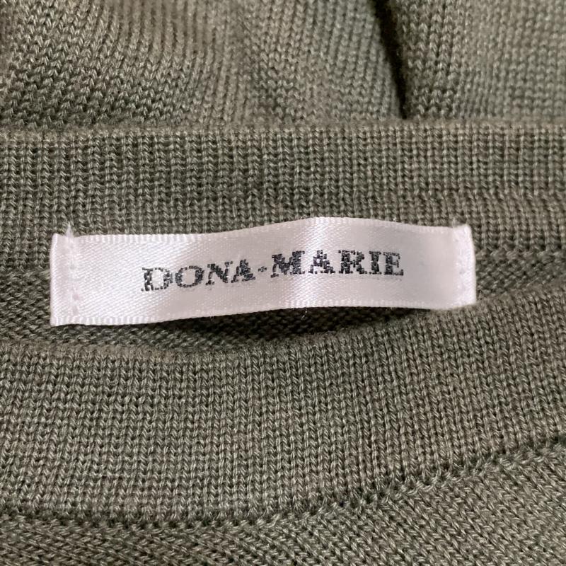 ドナマリー DONA MARIE ニット、セーター 長袖 36 無地 緑 / グリーン / レディース USED 古着 中古 10010259