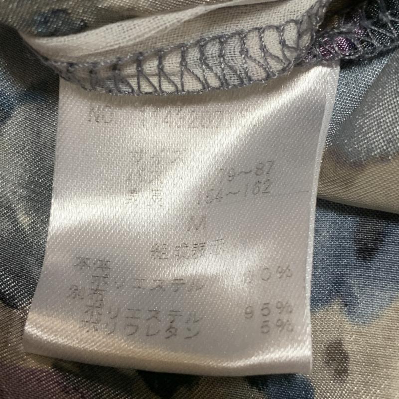 ルール RULe カットソー 長袖 M 花柄 青 / ブルー / X ベージュ / ベージュ / X 紫 / パープル / レディース USED 古着 中古 10010262