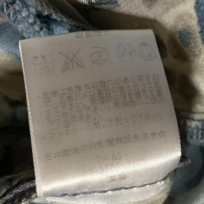 ルール RULe カットソー 長袖 M 花柄 青 / ブルー / X ベージュ / ベージュ / X 紫 / パープル / レディース USED 古着 中古 10010262