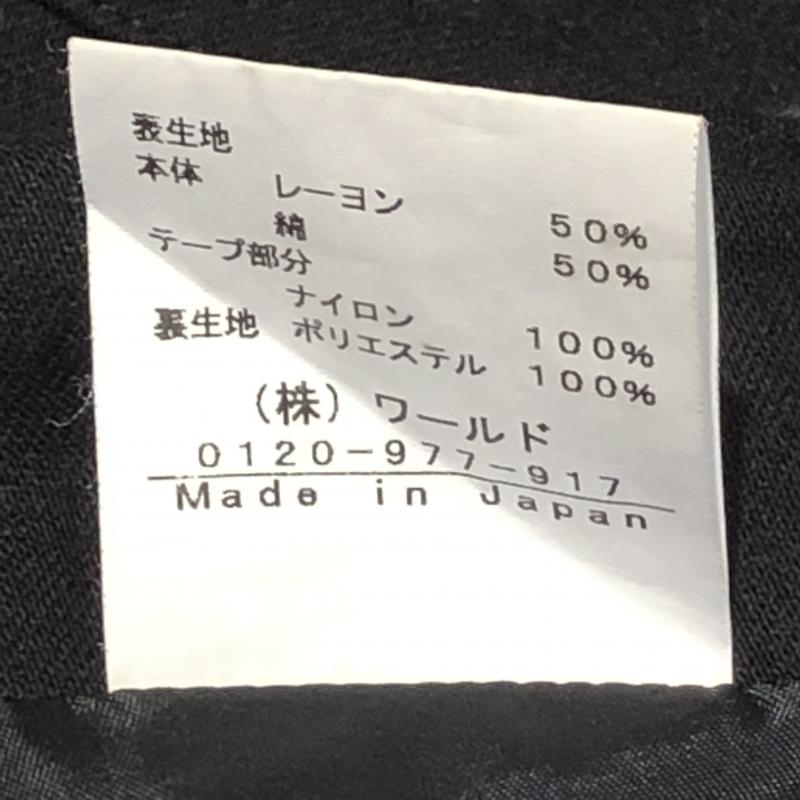 クローラ crolla スカート ひざ丈スカート 38 無地 黒 / ブラック / レディース USED 古着 中古 10010317
