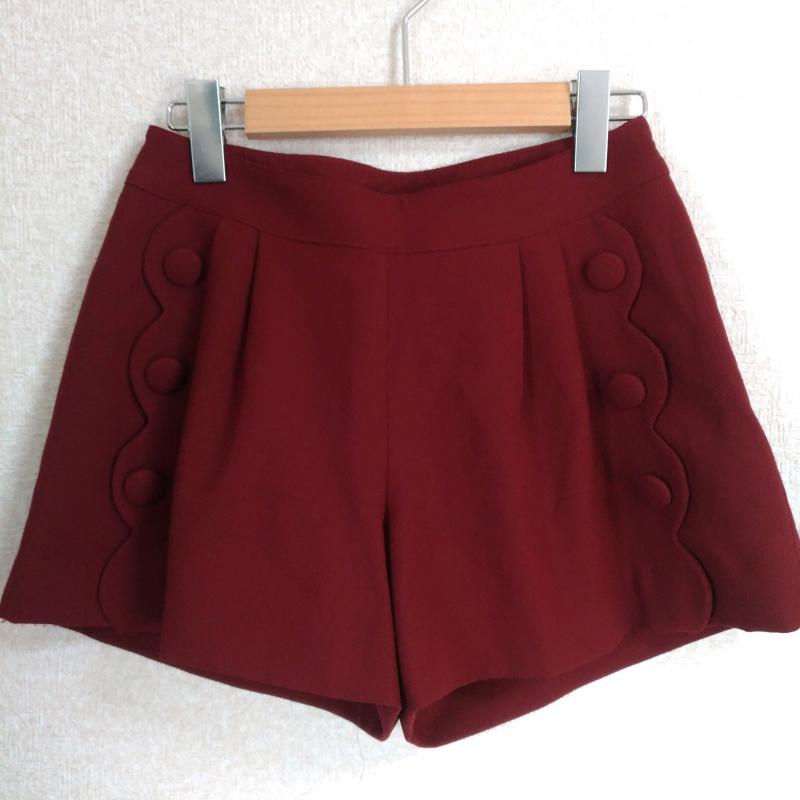 ミッシュマッシュ MISCH MASCH パンツ ショートパンツ S 無地 赤 / レッド / レディース USED 古着 中古 10010331