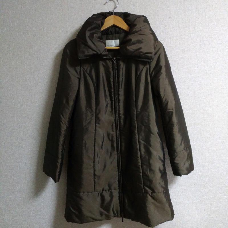 エムプルミエ M-PREMIER コート コート一般 34 無地 茶 / ブラウン / レディース USED 古着 中古 10010366