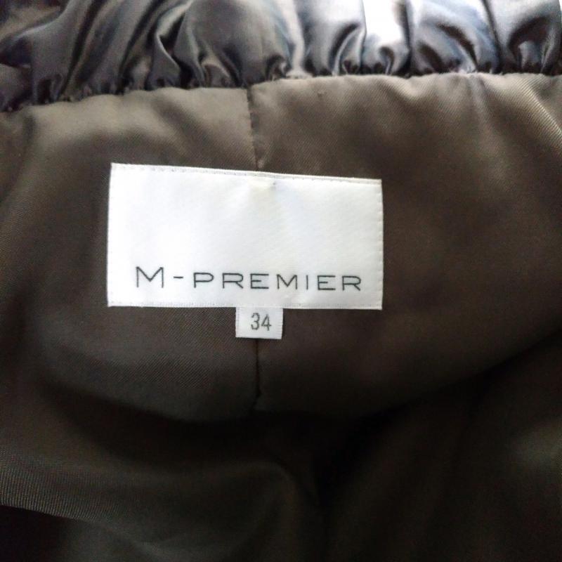 エムプルミエ M-PREMIER コート コート一般 34 無地 茶 / ブラウン / レディース USED 古着 中古 10010366