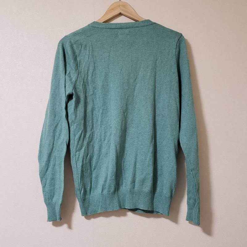 コーエン coen カーディガン 長袖 M ワンポイント X 無地 緑 / グリーン / レディース USED 古着 中古 10010398