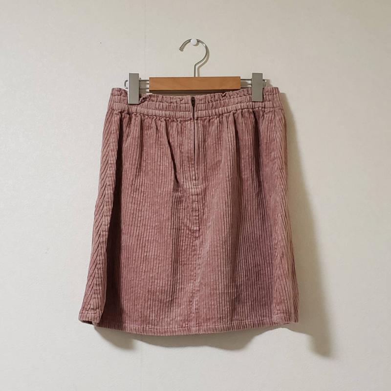 チャオパニック CIAOPANIC スカート ミニスカート コーデュロイスカート M 無地 桃 / ピンク / レディース USED 古着 中古 10010419