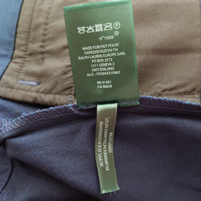 ローレンラルフローレン LAUREN RALPH LAUREN パンツ スラックス 8 無地 紺 / ネイビー / メンズ USED 古着 中古 10010446