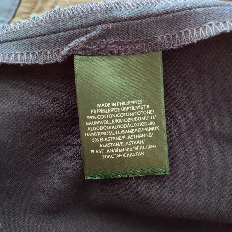 ローレンラルフローレン LAUREN RALPH LAUREN パンツ スラックス 8 無地 紺 / ネイビー / メンズ USED 古着 中古 10010446