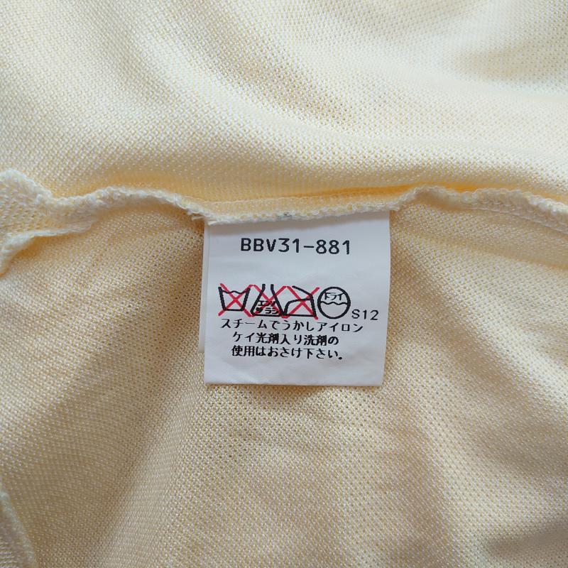 バーバリーロンドン Burberry London ポロシャツ 半袖 L 無地 黄 / イエロー / メンズ USED 古着 中古 10010476