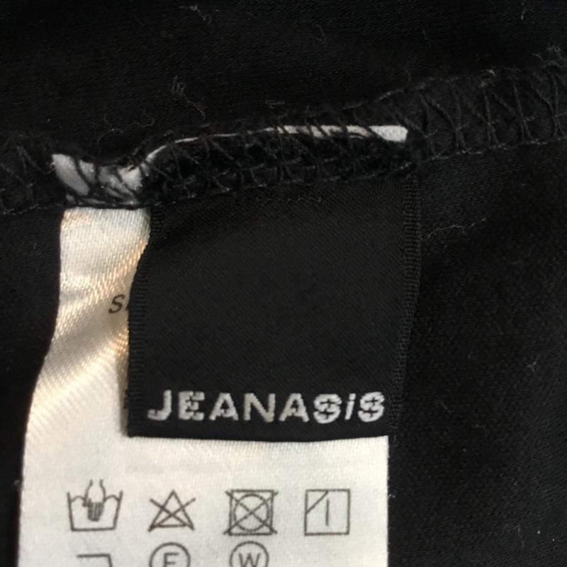 ジーナシス JEANASIS カットソー 七分袖 FREE 黒 / ブラック / レディース USED 古着 中古 10010485