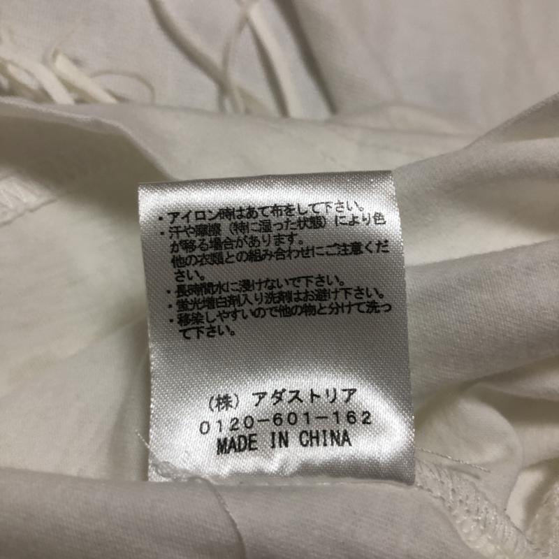 ジーナシス JEANASIS カットソー 七分袖 FREE 無地 X 白 / ホワイト / レディース USED 古着 中古 10010486