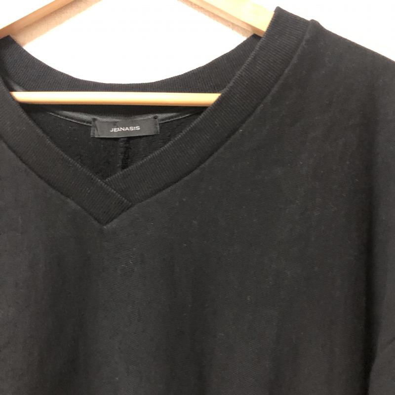 ジーナシス JEANASIS カットソー 長袖 FREE 無地 黒 / ブラック / レディース USED 古着 中古 10010492