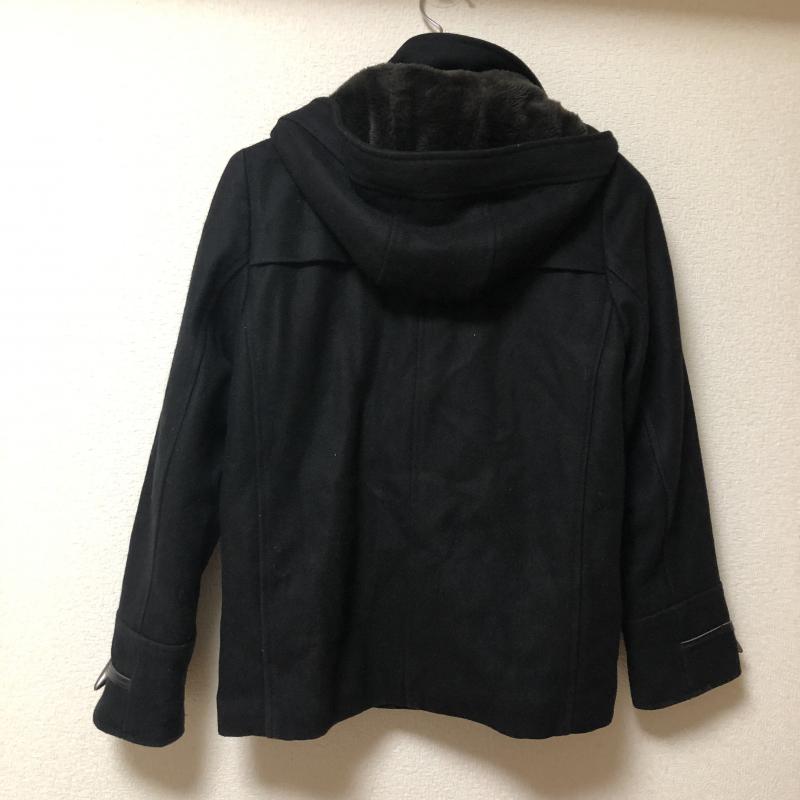 ジーナシス JEANASIS コート コート一般 L 無地 黒 / ブラック / X 銀 / シルバー / レディース USED 古着 中古 10010498