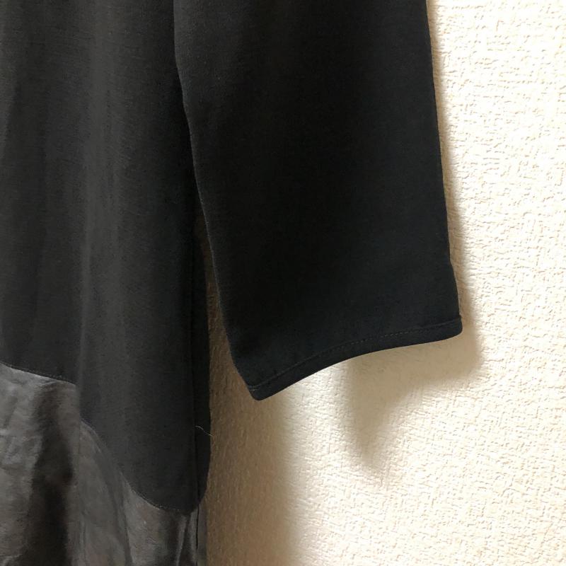 オットー OTTO ワンピース ミニスカート M 無地 X 花柄 黒 / ブラック / レディース USED 古着 中古 10010501